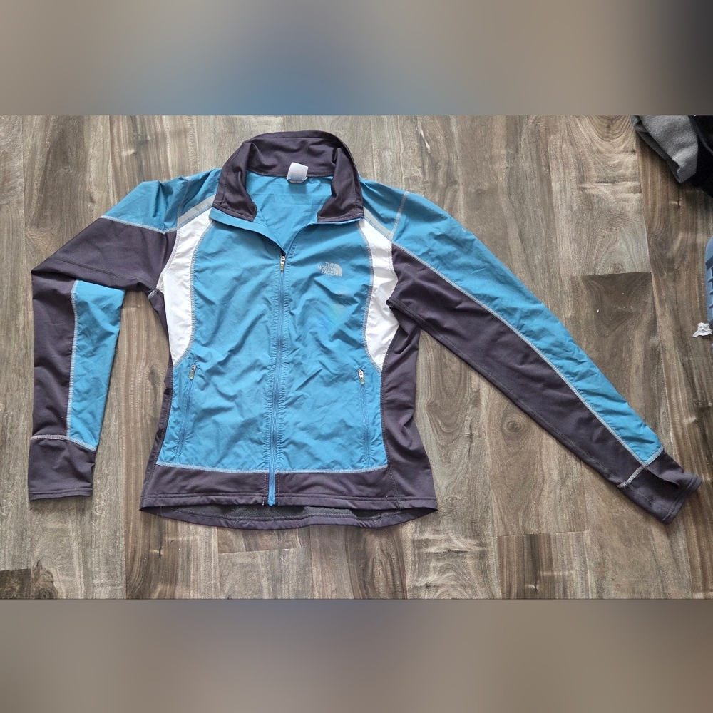 The North Face Women's Blue and Gray Jacket